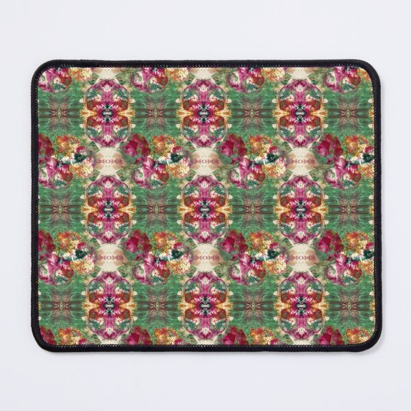 Item preview, Colorful Burgundy and Green Retro Kaleidoscope Pattern designed and sold by Artistestella.