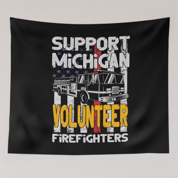 Item preview, Support Michigan Volunteer Firefighters designed and sold by Faissal Thomass.
