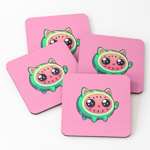 Item preview, Watermelon cat designed and sold by Anna Halasek.