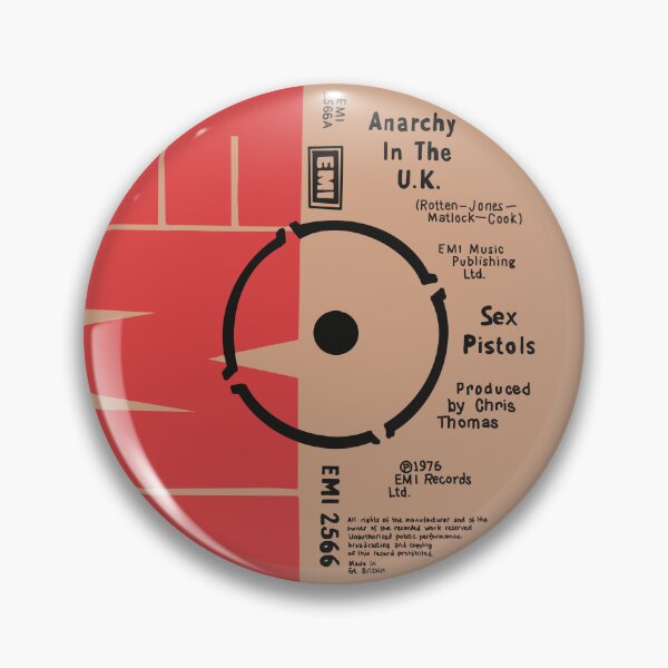 Item preview, Anarchy In The UK EMI label designed and sold by diDprojects.