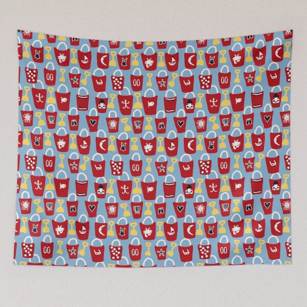 Item preview, Red Sand Buckets designed and sold by RepeatCandy.