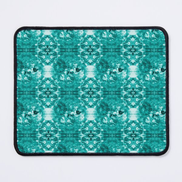 Item preview, Aqua Blue Retro Kaleidoscope Pattern designed and sold by Artistestella.