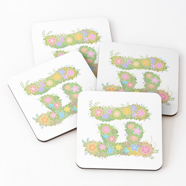 Item preview, Floral Letter "ㅍ" WeArePrettierThanFlowers designed and sold by birthflower.