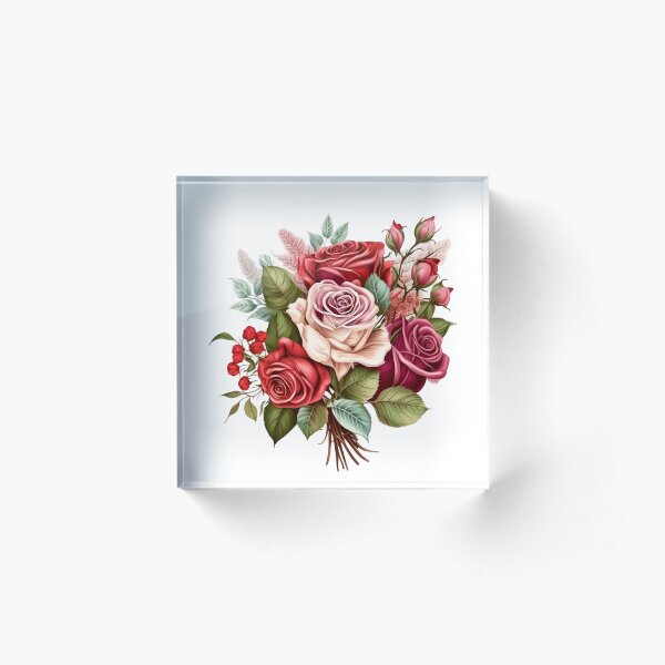 Item preview, Romantic flowers designed and sold by Cosmicmess.