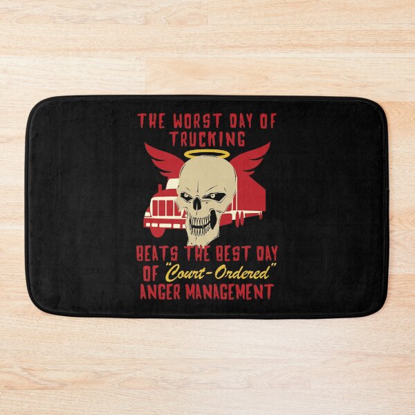 Item preview, Worst Day Of Trucking Beats The Best Day Of Court Ordered Anger Management designed and sold by SpaceDogLaika.