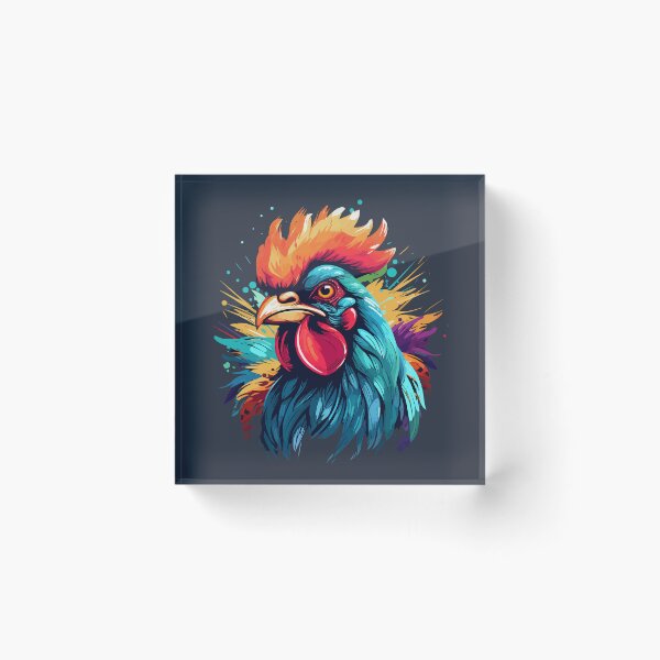 Item preview, Colorful Rooster designed and sold by VelvetRoom.