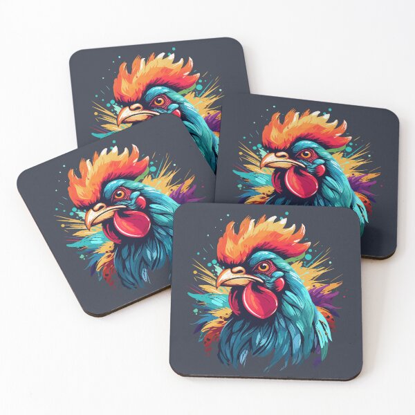 Item preview, Colorful Rooster designed and sold by VelvetRoom.