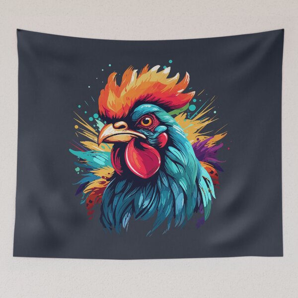 Item preview, Colorful Rooster designed and sold by VelvetRoom.