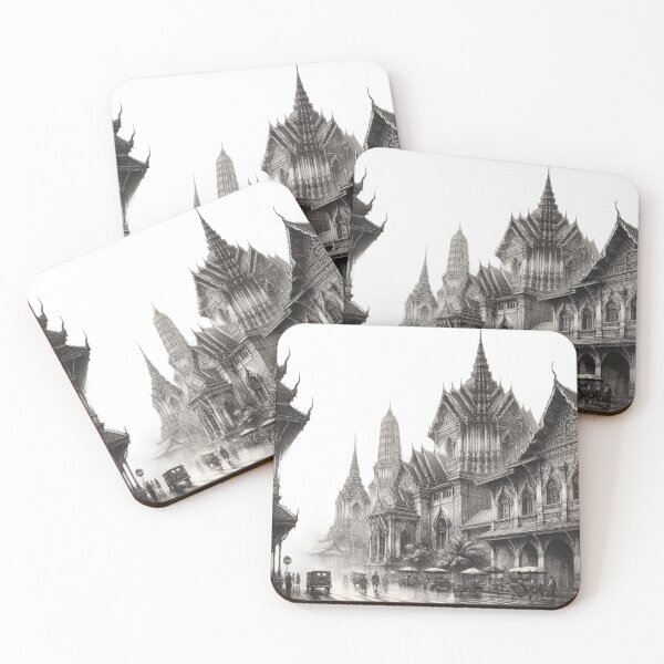 Item preview, Ancient Thai Sketch Art 03 designed and sold by I-HERE.