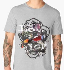 Skulls Love Is Dope Graphic Print Swag Men's Premium T-Shirt
