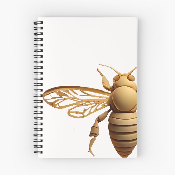 Aperçu de l'œuvre abeille en papier créée et vendue par Ayqueabeja.