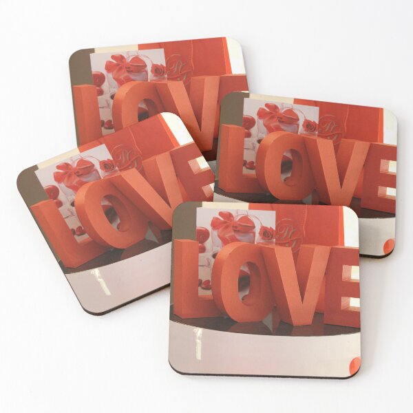Item preview, love letters written in red in 3d designed and sold by MubaraksArt.