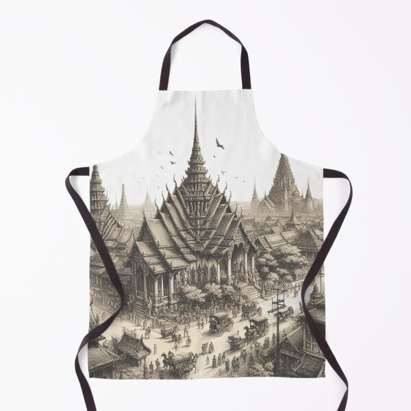 Item preview, Ancient Thai Sketch Art 04 designed and sold by I-HERE.