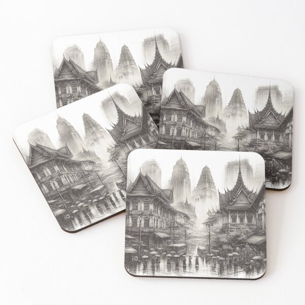 Item preview, Ancient Thai Sketch Art 05 designed and sold by I-HERE.