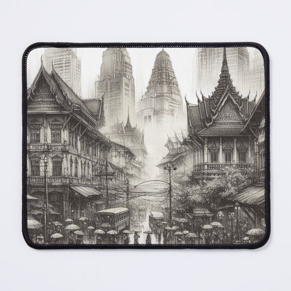 Item preview, Ancient Thai Sketch Art 05 designed and sold by I-HERE.