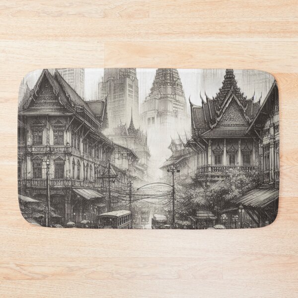 Item preview, Ancient Thai Sketch Art 05 designed and sold by I-HERE.