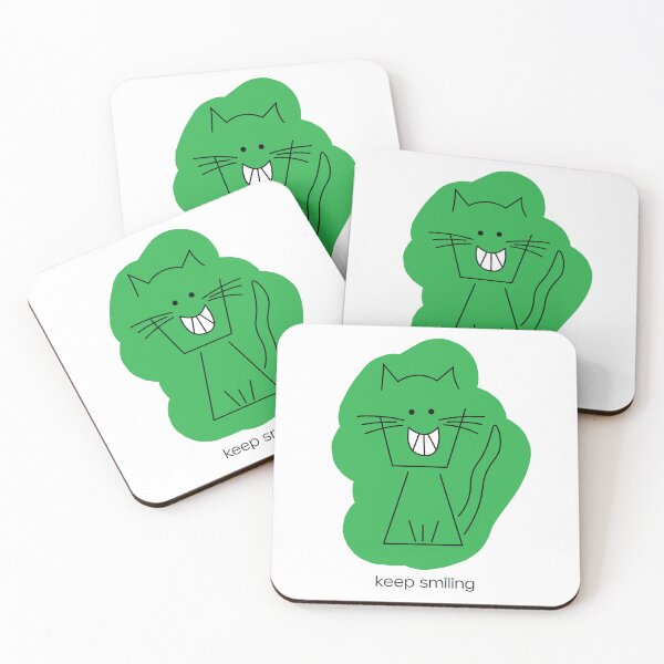 Item preview, Keep Smiling (Zoey the Happy Cat) designed and sold by kookadesigns.