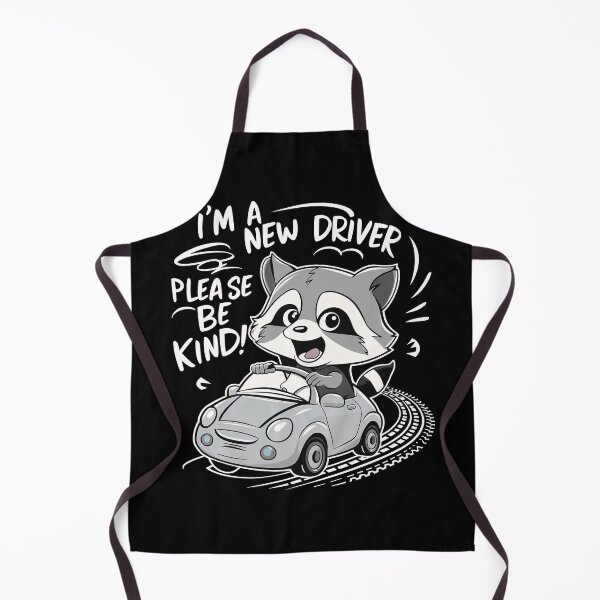 Item preview, Rookie Raccoon Driver designed and sold by SharpPenguin.