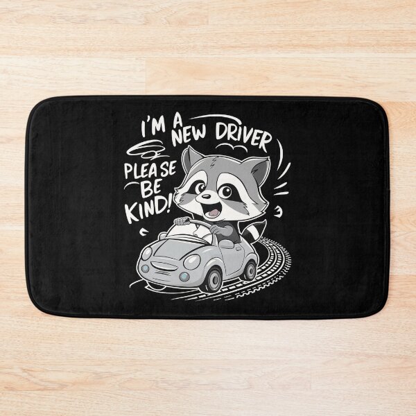 Item preview, Rookie Raccoon Driver designed and sold by SharpPenguin.