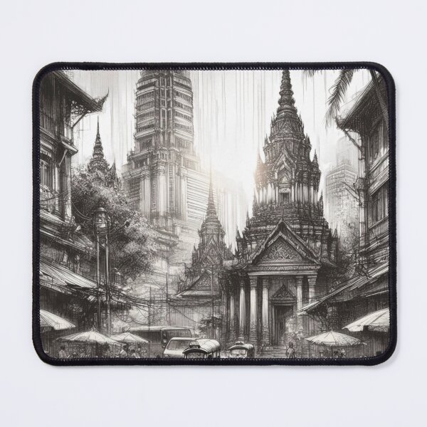 Item preview, Ancient Thai Sketch Art 06 designed and sold by I-HERE.