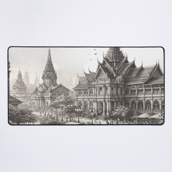 Item preview, Ancient Thai Sketch Art 07 designed and sold by I-HERE.