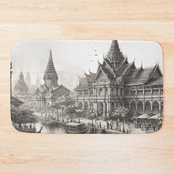 Item preview, Ancient Thai Sketch Art 07 designed and sold by I-HERE.