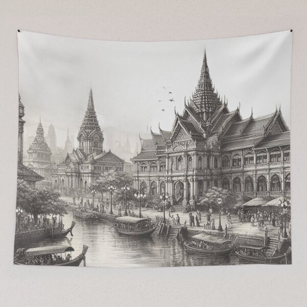 Item preview, Ancient Thai Sketch Art 07 designed and sold by I-HERE.