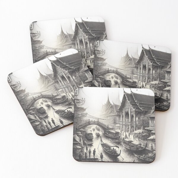 Item preview, Ancient Thai Sketch Art 09 designed and sold by I-HERE.