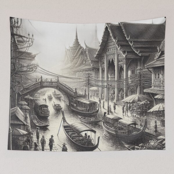 Item preview, Ancient Thai Sketch Art 09 designed and sold by I-HERE.