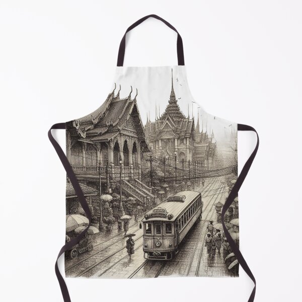 Item preview, Ancient Thai Sketch Art 10 designed and sold by I-HERE.