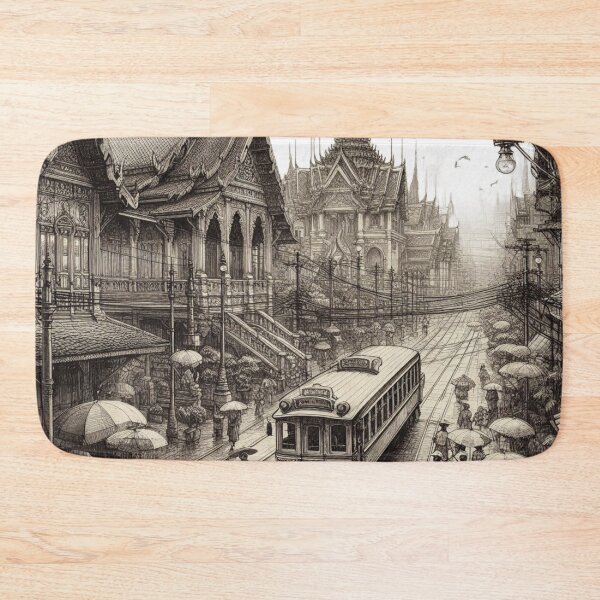 Item preview, Ancient Thai Sketch Art 10 designed and sold by I-HERE.