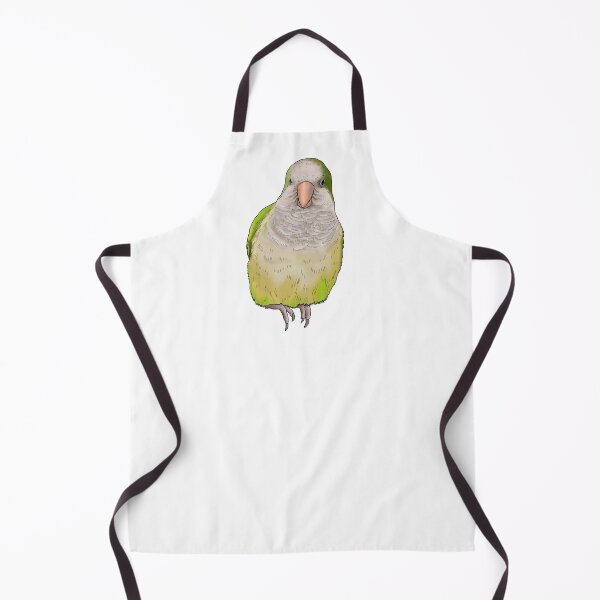 Item preview, Green Watercolour Quaker Parrot designed and sold by LittleBeaksArt.
