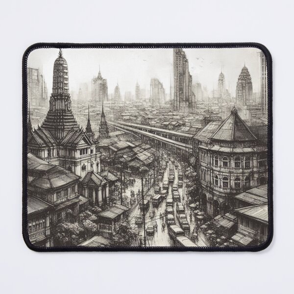 Item preview, Ancient Thai Sketch Art 11 designed and sold by I-HERE.