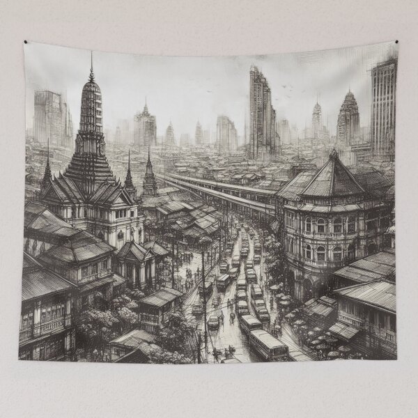 Item preview, Ancient Thai Sketch Art 11 designed and sold by I-HERE.