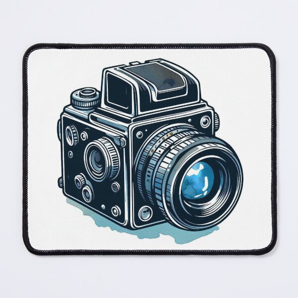 Item preview, Watercolor Hasselblad Film Camera designed and sold by ArtsyRexy.
