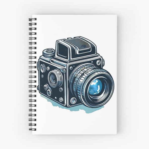 Artikelvorschau, Aquarell Hasselblad Filmkamera entworfen und verkauft von ArtsyRexy.