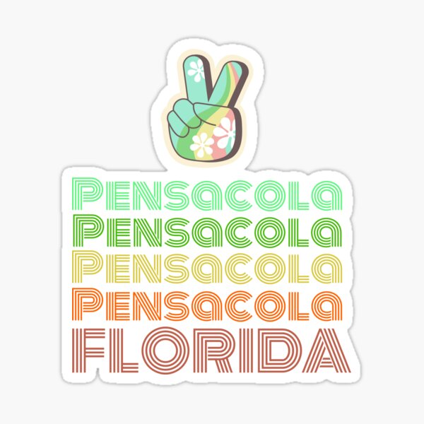 Item preview, Pensacola Florida (Retro) designed and sold by Whackadoodletee.