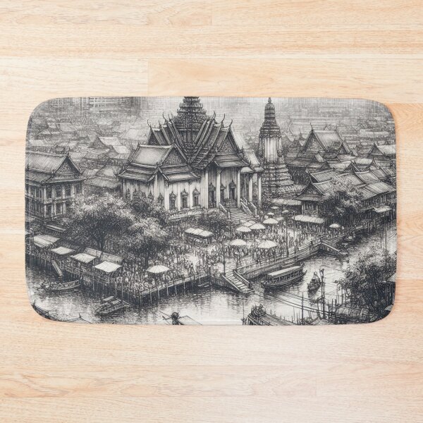 Item preview, Ancient Thai Sketch Art 12 designed and sold by I-HERE.
