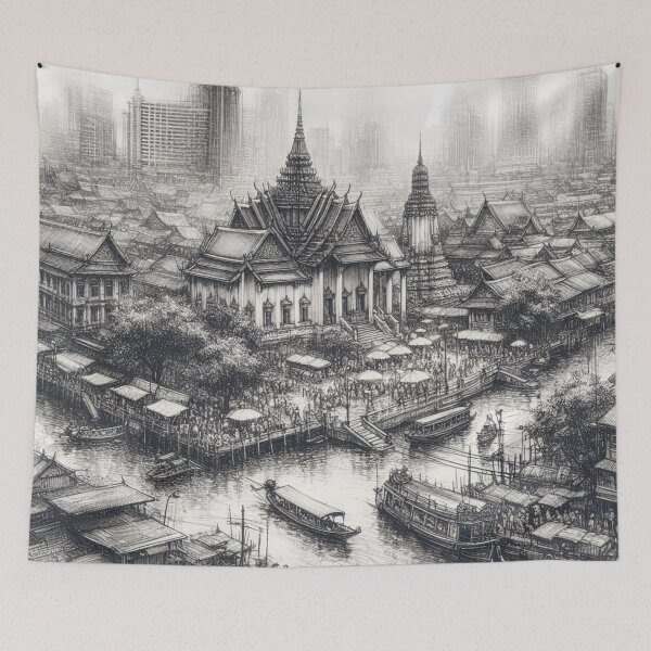 Item preview, Ancient Thai Sketch Art 12 designed and sold by I-HERE.