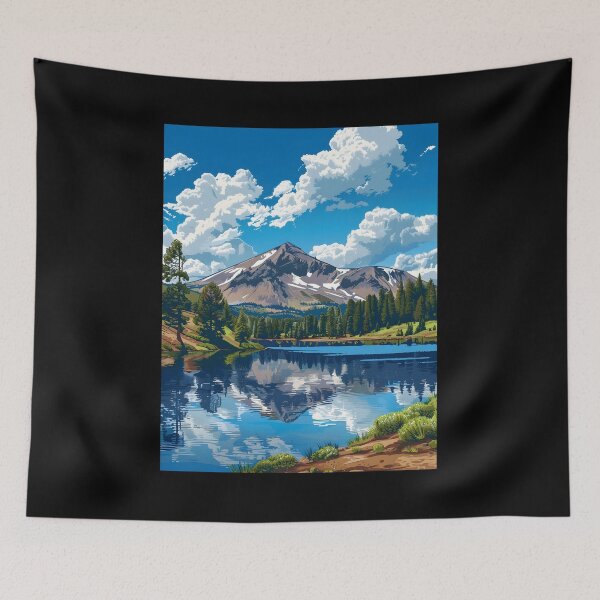 Aperçu de l'œuvre Parc national volcanique de Lassen en Californie, Lassen Peak créée et vendue par scooterbaby.