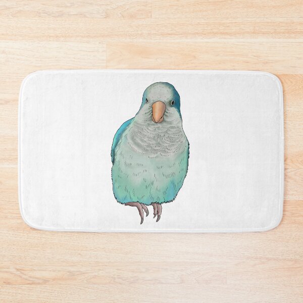 Item preview, Blue Watercolour Quaker Parrot designed and sold by LittleBeaksArt.