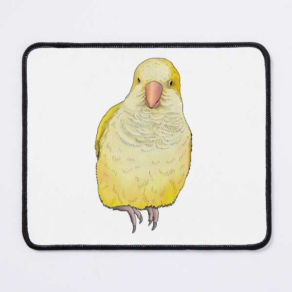 Item preview, Yellow Watercolour Quaker Parrot designed and sold by LittleBeaksArt.