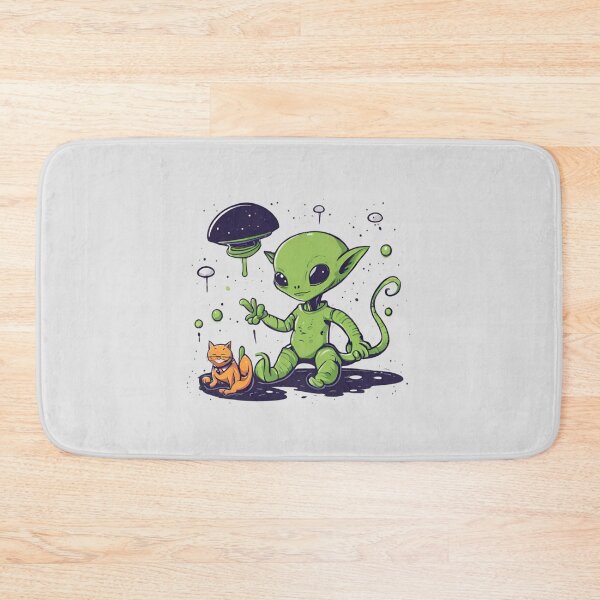 Item preview, Alien and Cat designed and sold by Anupios.