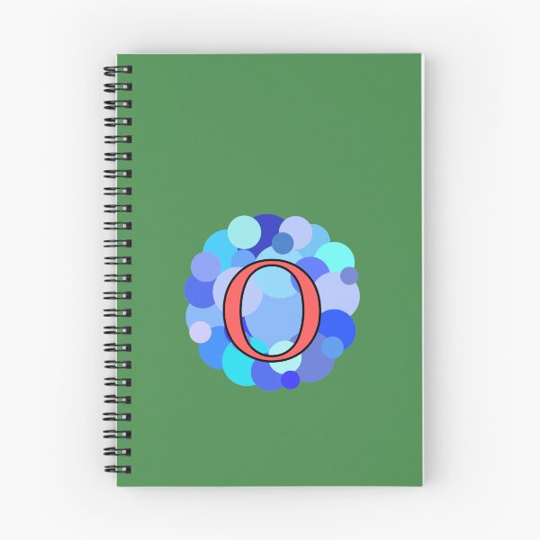 Item preview, Blue Bubbles Upper Case Letter O designed and sold by MGonline.