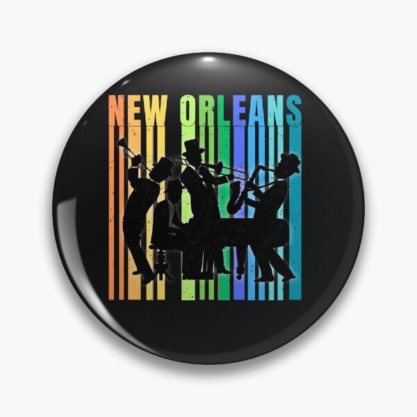 Item preview, Colorido conjunto de jazz desgastado de Nueva Orleans designed and sold by AlienOccupation.