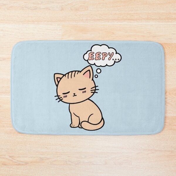 Item preview, Eepy Cat - Cute Sleepy Kitten Meme designed and sold by SpaceDogLaika.
