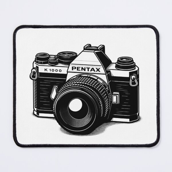 Artikelvorschau, Pentax K 1000 Kamerazeichnung entworfen und verkauft von ArtsyRexy.
