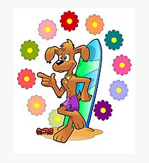 Summer Time Pup Photographic Print