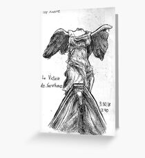 La Victorie de Samothrace Greeting Card