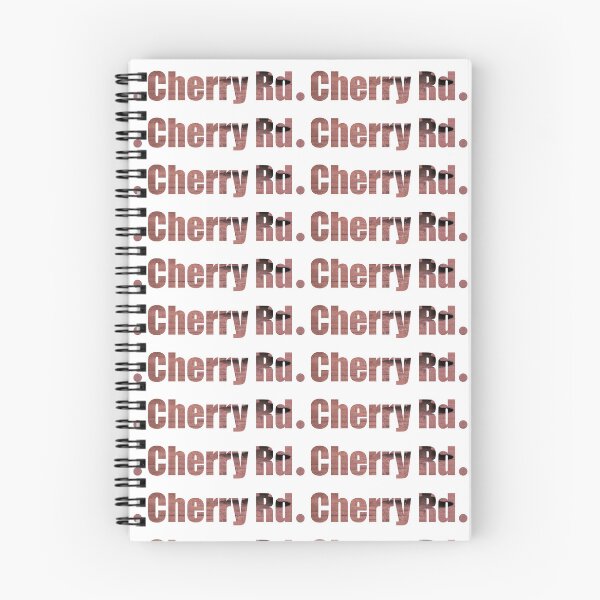 Item preview, Cherry Road Version 2 Street Name with authentic wood background designed and sold by TheMugDirectory.